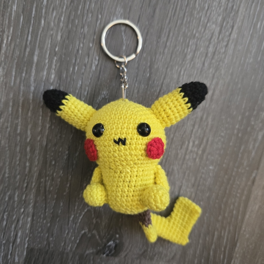 Handmade Pikachu Keychain